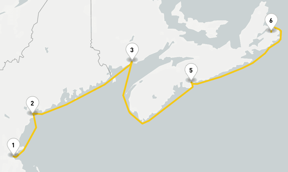 9 days, round-trip Canada New England Cruise 10日間