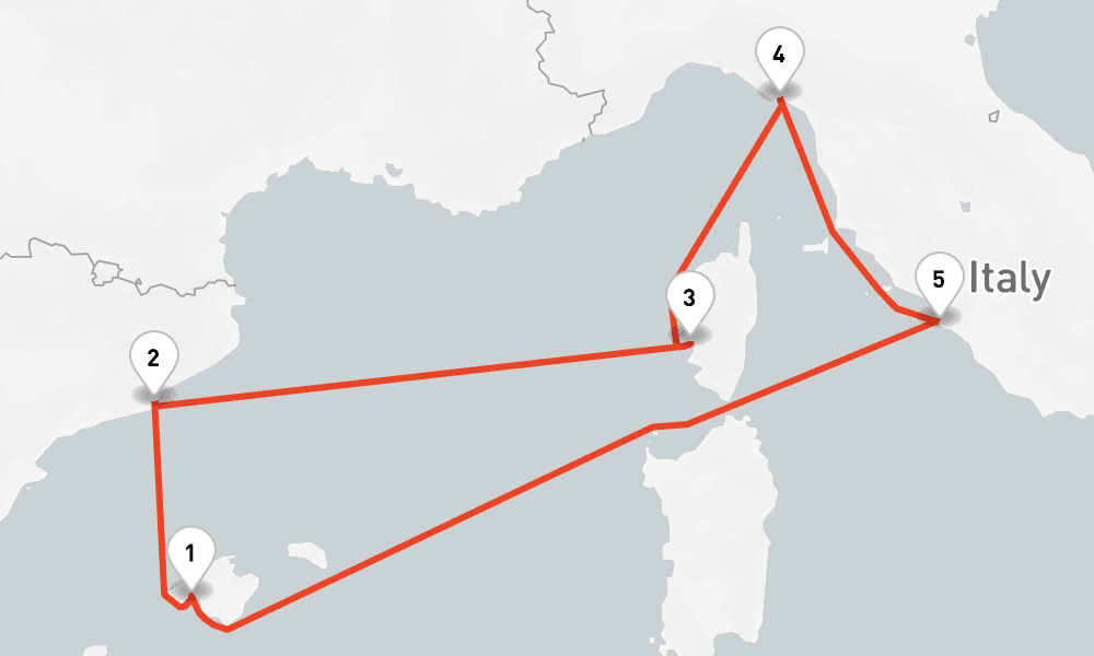 7 days, round-trip Weihnachtsreise im Mittelmeer ab Mallorca 8日間