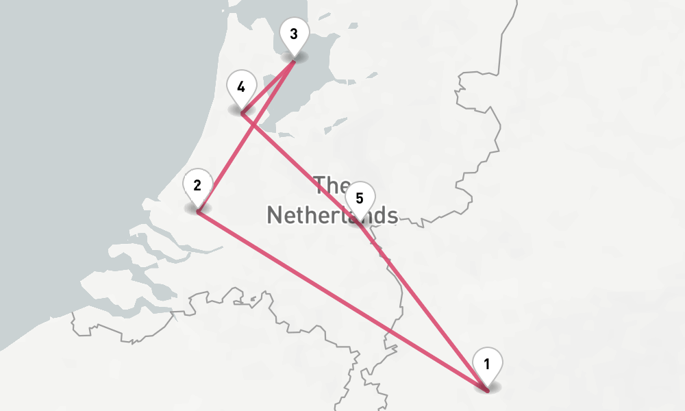5 days, round-trip Rhine 6日間