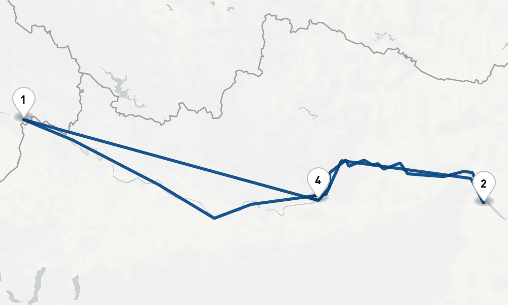 3 days, round-trip Danube 4日間