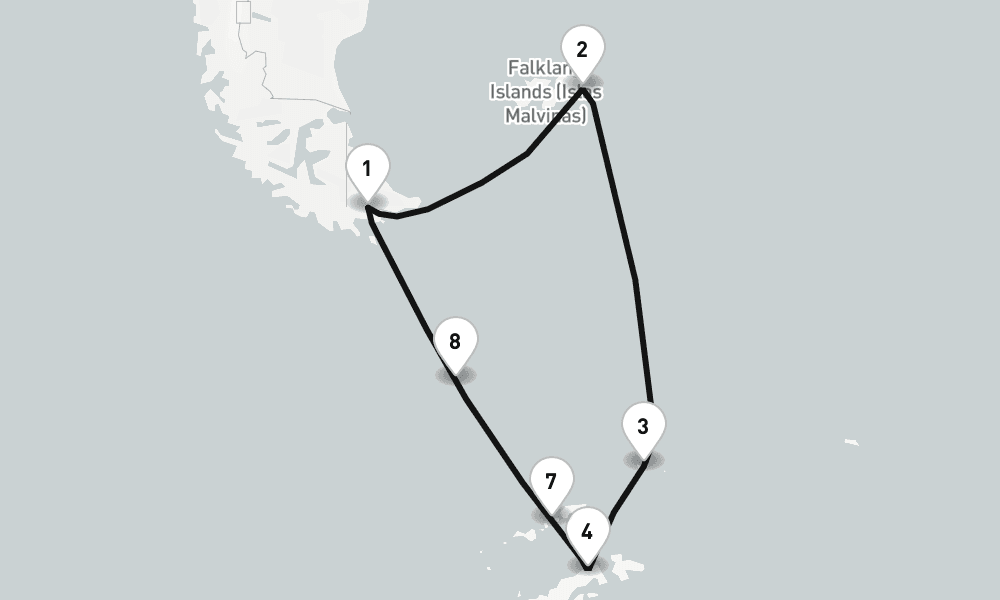 12 days, round-trip Antarctica 13日間