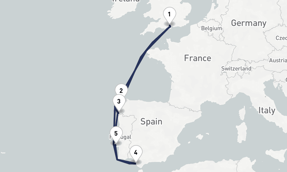 10 days, round-trip Northern Spain with the Solar Eclipse 11日間
