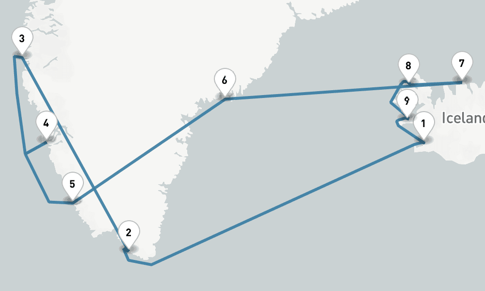 14 days, round-trip Baltics Northern Europe - Reykjavik To Reykjavik 15日間