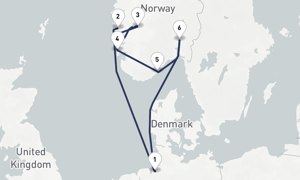 8 days, round-trip September-Auszeit in Sudnorwegen 9日間