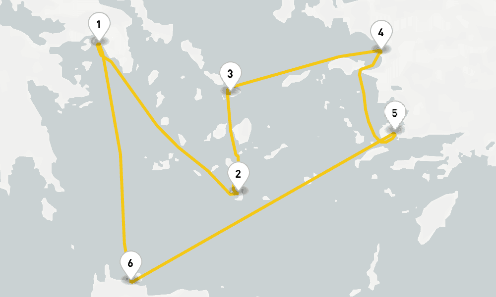 7 days, round-trip Greek Isles Turkey Cruise 8日間