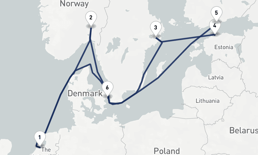 12 days, round-trip Best of Scandinavia 13日間