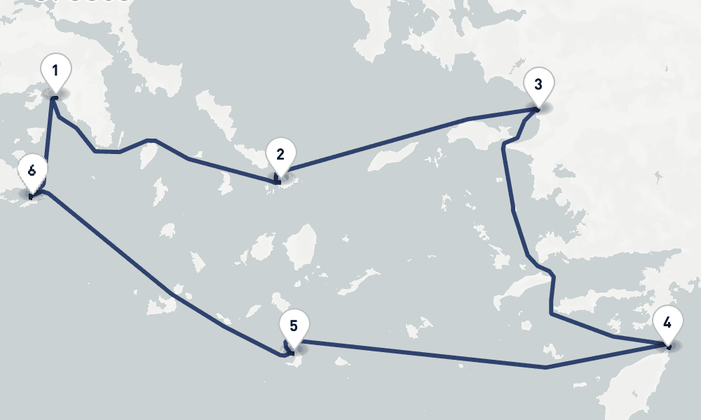 7 days, round-trip Best of Greece 8日間