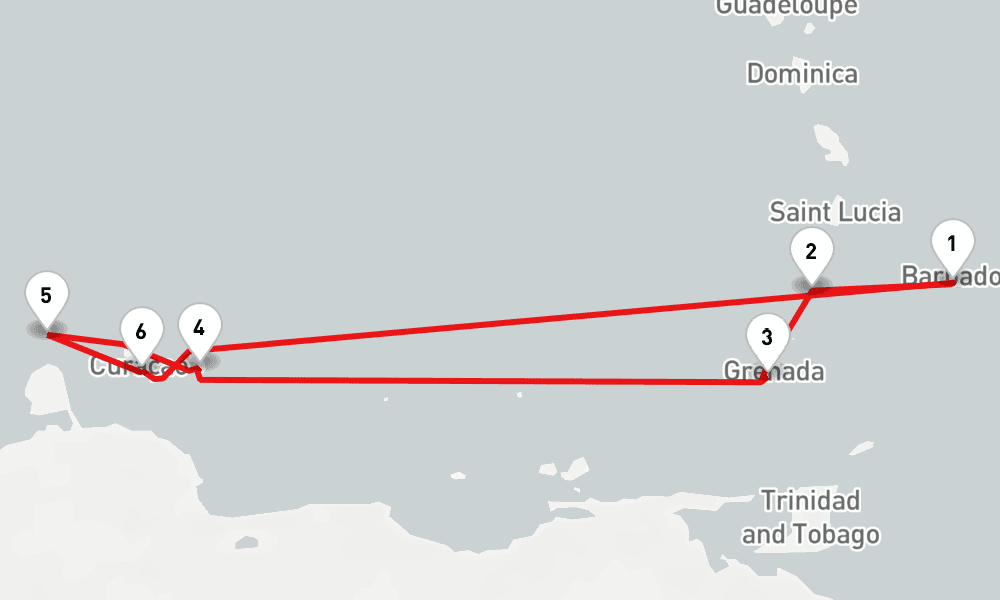 7 days, round-trip Exotic Islands 8日間