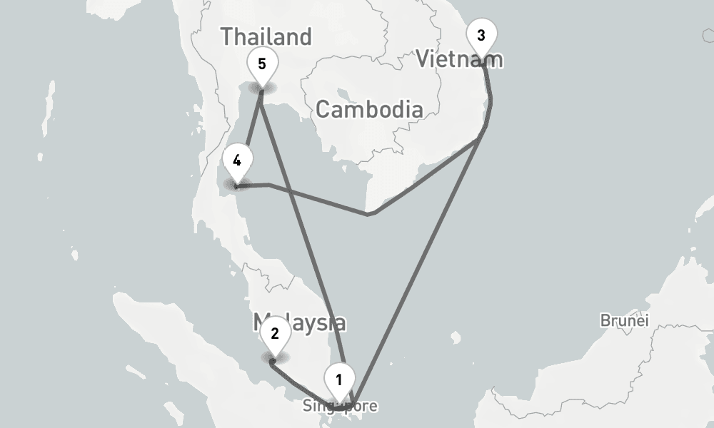 13 days, round-trip - Festtage In Sudostasien - AbBis Singapur 14日間