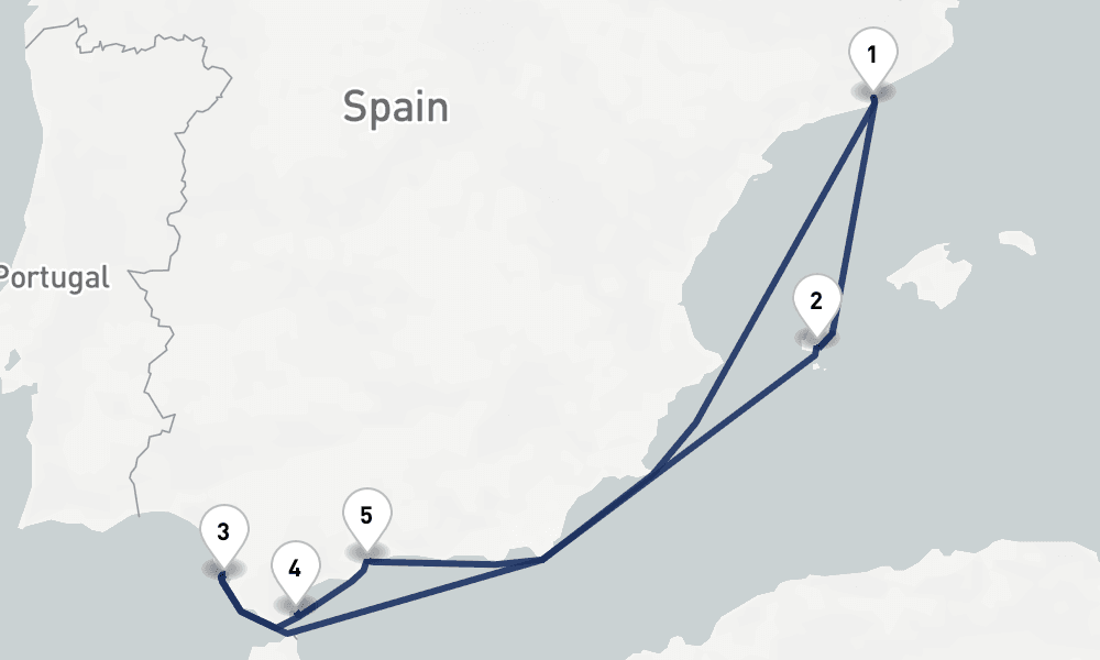 7 days, round-trip The Cruise 8日間