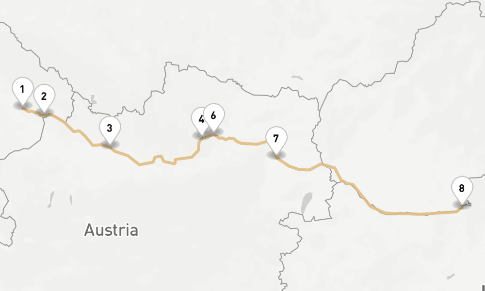 6 nights / 7 days, one-way from Vilshofen an der Donau to Esztergom