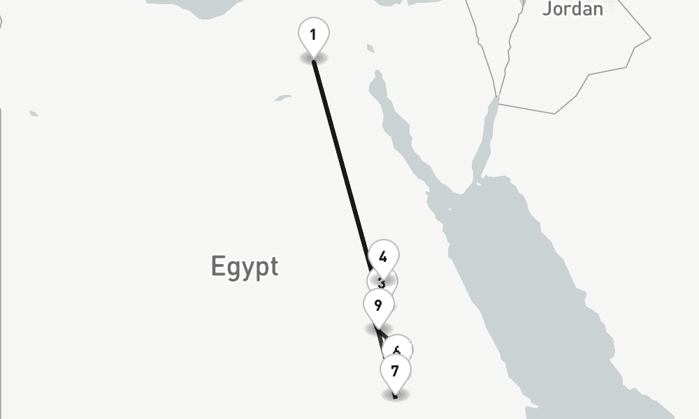 11 nights / 12 days, Cairo Round trip