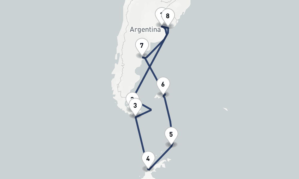 14 days, round-trip Antarctica 15日間