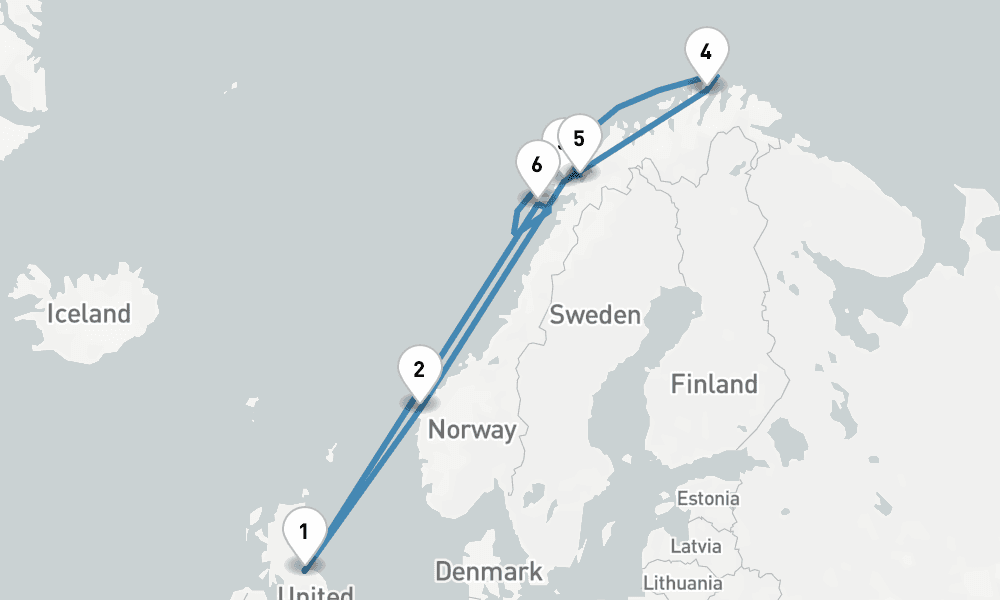 10 days, round-trip Discovering the Islands of Arctic Norway 11日間