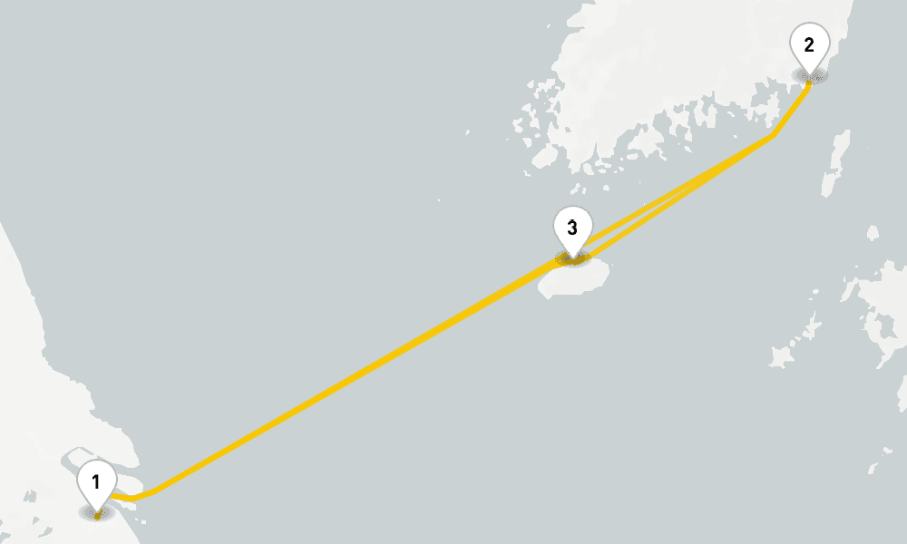 5 days, round-trip Kumamoto Kagoshima Cruise 6日間