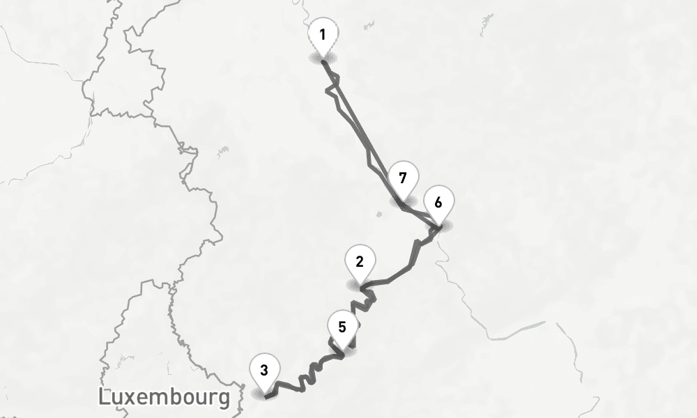 5 days, round-trip Rhine 6日間