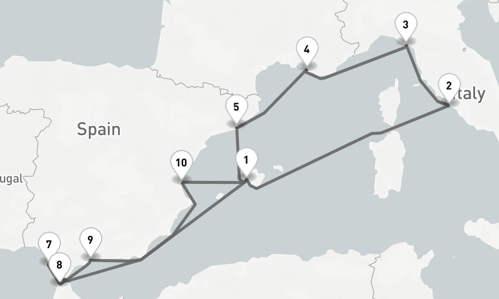 14 days, round-trip - Hohepunkte Des Westlichen Mittelmeers - AbBis Palma 15日間