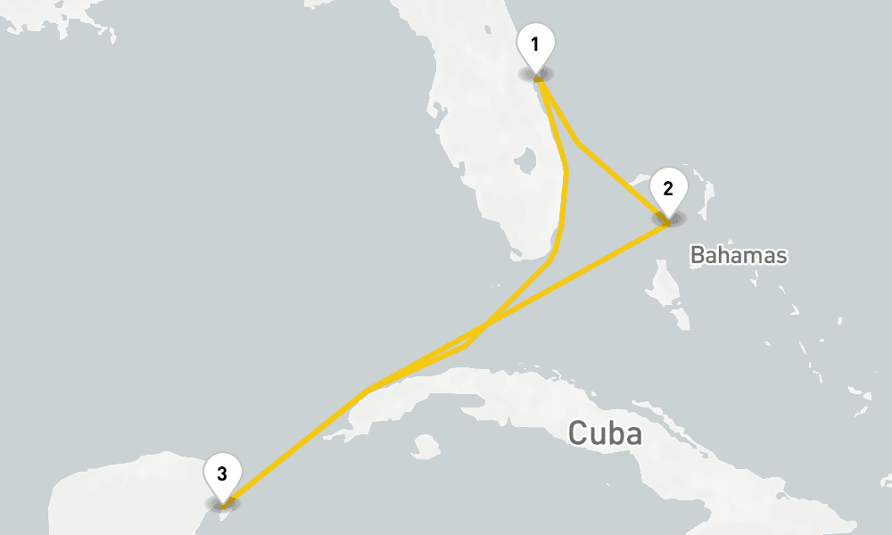 5 days, round-trip Western Caribbean Perfect Day 6日間