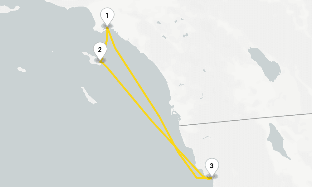 4 days, round-trip Baja Mexico 5日間