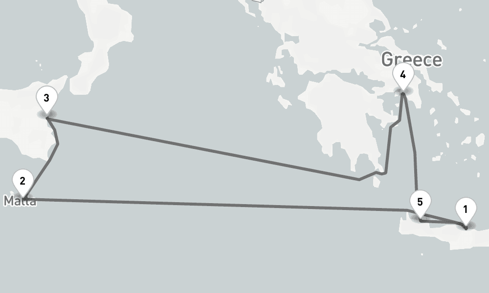 7 days, round-trip - Inseln Des Ostlichen Mittelmeers - AbBis Heraklion 8日間