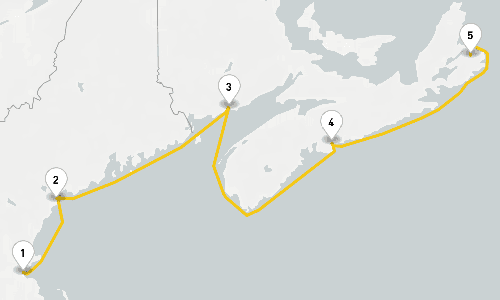 9 days, round-trip Canada New England Cruise 10日間