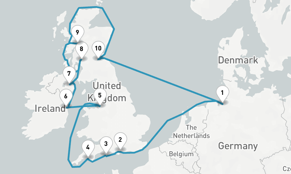 14 days, round-trip Fruhjahrserwachen auf den Britischen Inseln 15日間