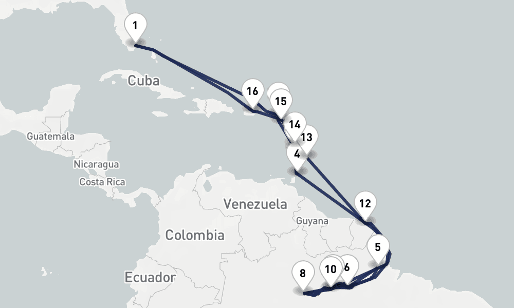28 days, round-trip Legendary Amazon Explorer 29日間