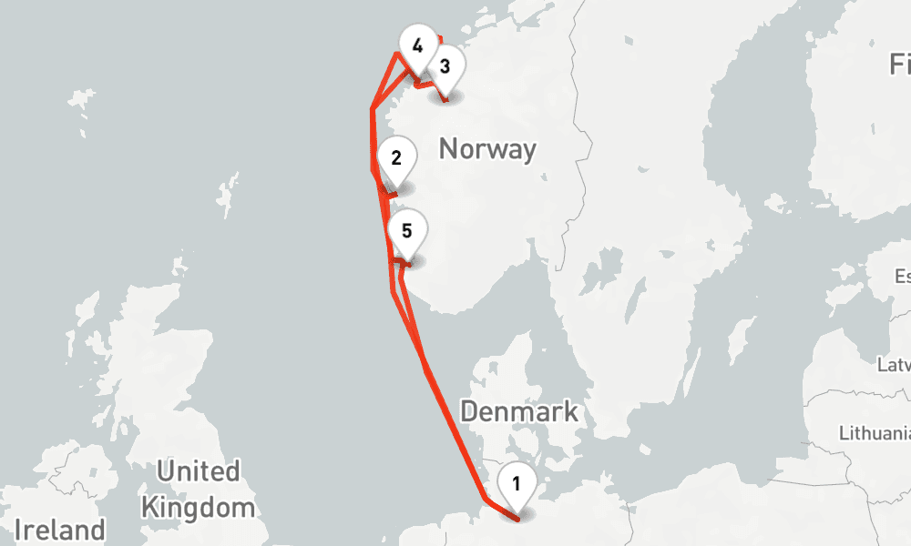 7 nights / 8 days, Hamburg Round trip