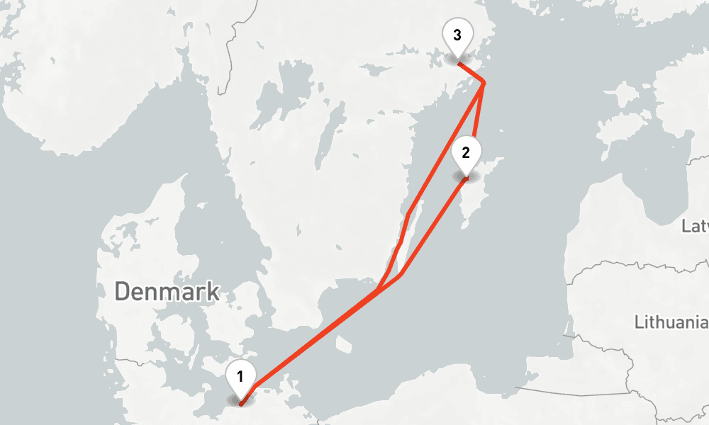 4 nights / 5 days, Warnemunde (Rostock, Germany) Round trip
