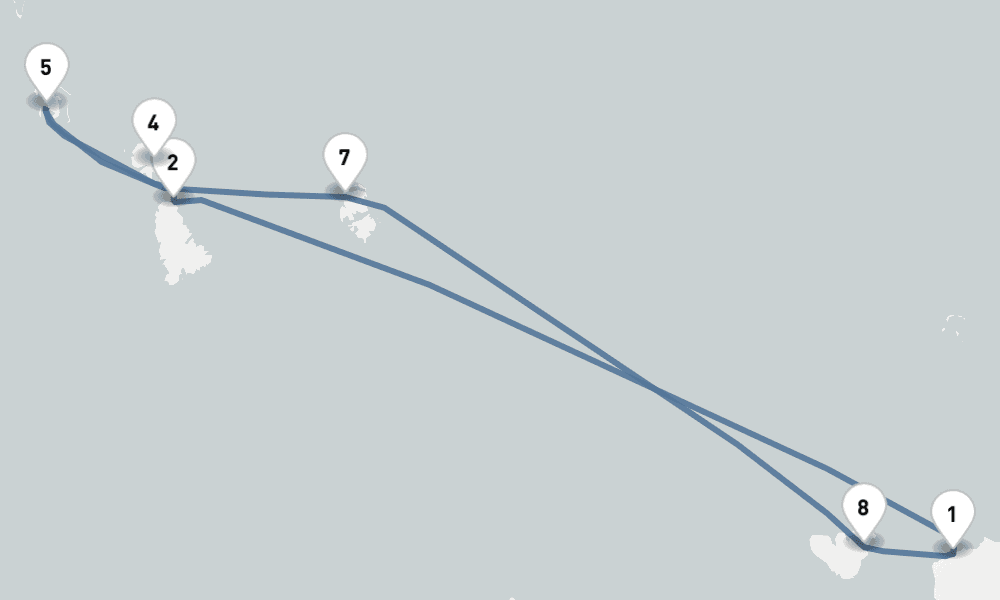 7 days, round-trip Dreams of Tahiti 8日間