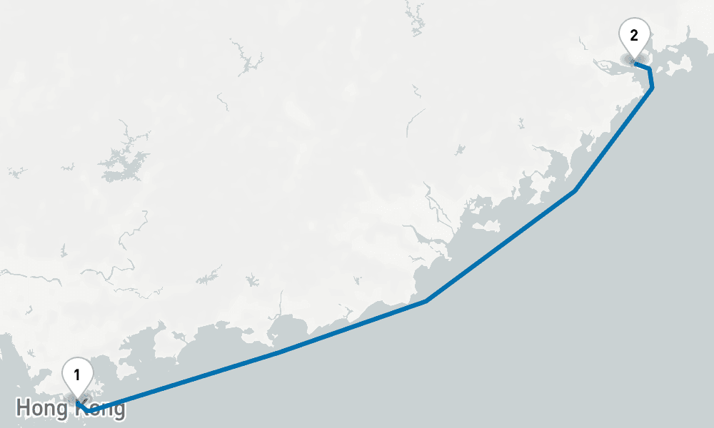 2 days, round-trip Xiamen Cruise 3日間