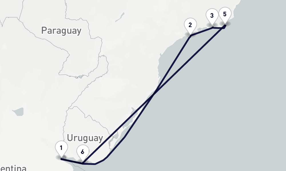 9 days, round-trip South America 10日間