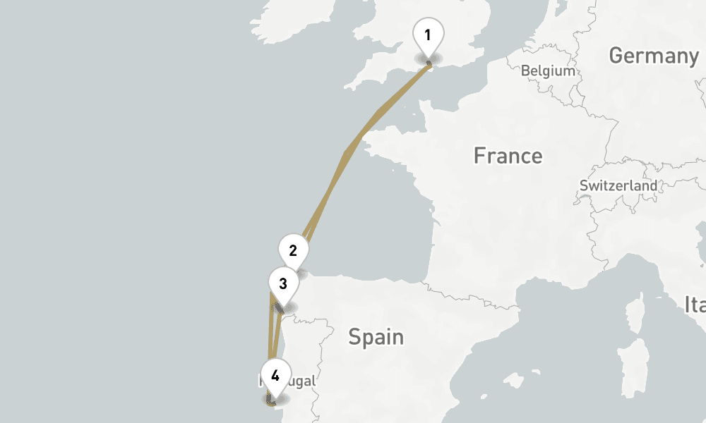7 days, round-trip Spain And Portugal 8日間