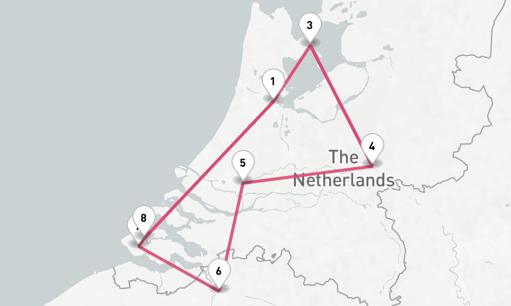9 nights / 10 days, Amsterdam (Holland) Round trip