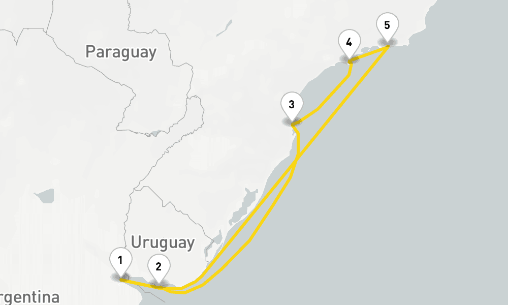 8 days, round-trip South America from Buenos Aires 9日間