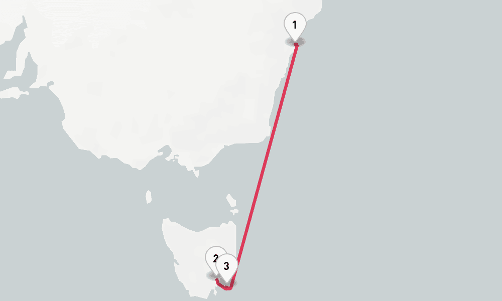 5 days, round-trip Tasmania 6日間