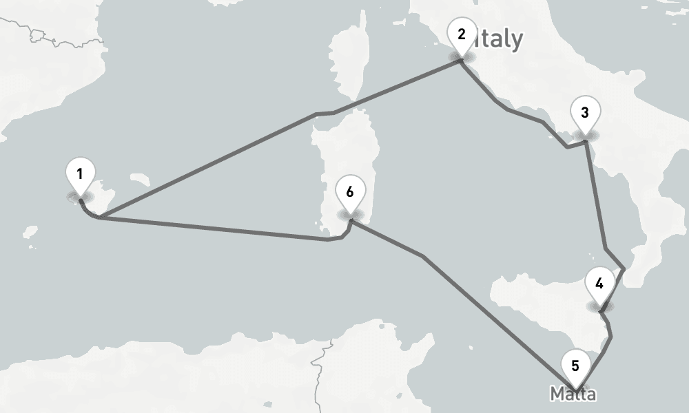 9 days, round-trip - Glanzlichter Des Westlichen Mittelmeers - AbBis Palma 10日間