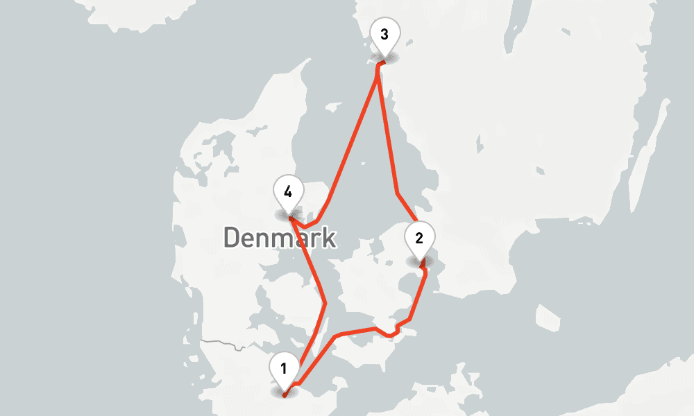4 days, round-trip Kurzreise Schweden Danemark ab Kiel 5日間