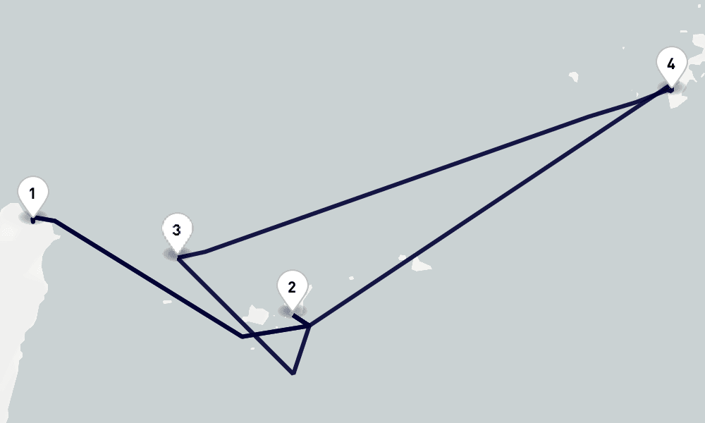5 days, round-trip Asia 6日間
