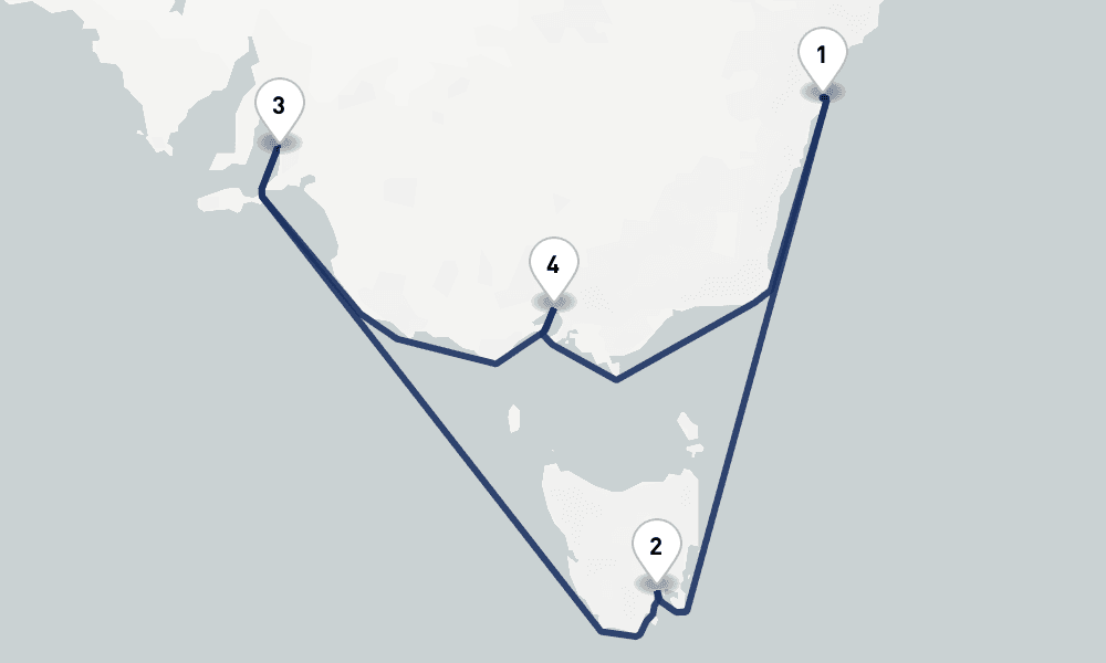 8 days, round-trip Australia Wine 9日間