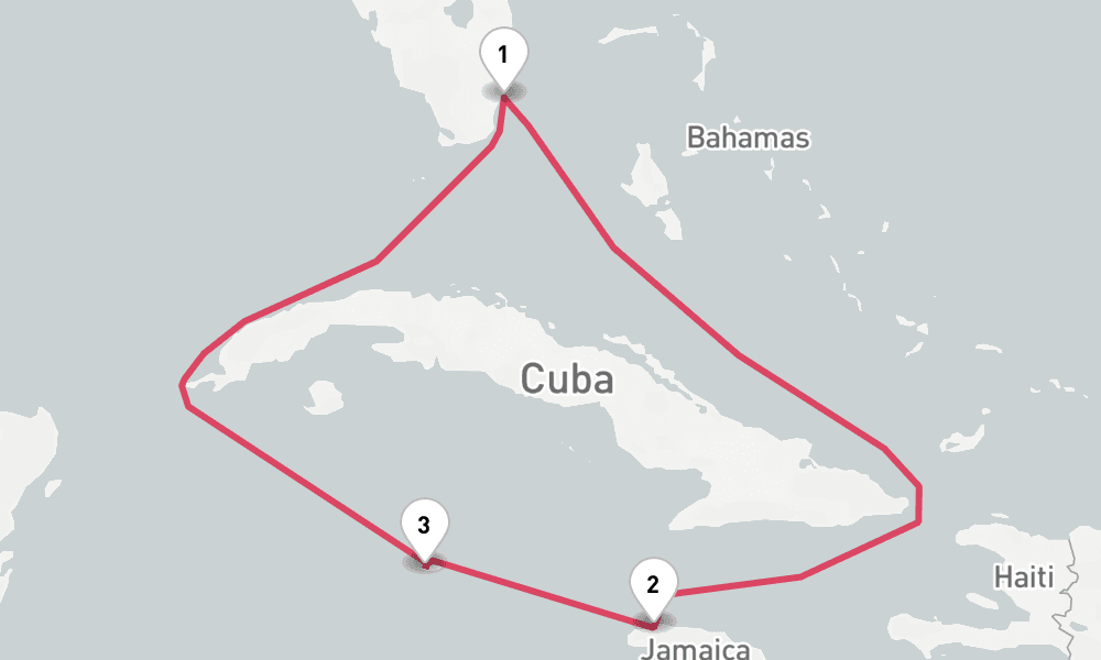 6 nights / 7 days, Miami (Florida) Round trip