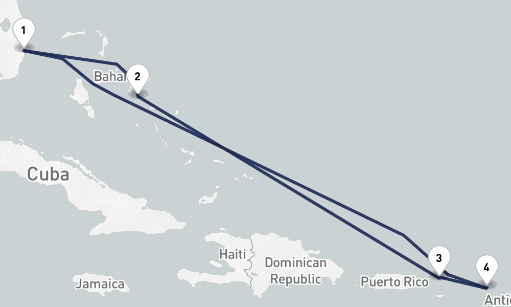 7 days, round-trip Legendary Rhythm And Blues Cruise 44 8日間