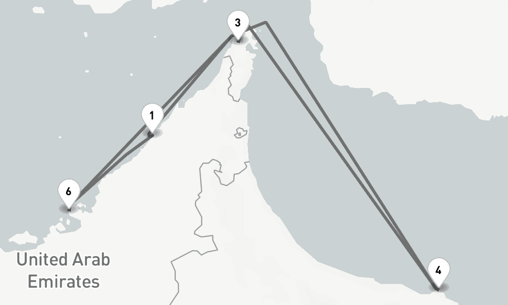 7 days, round-trip - Zauber Des Orients - AbBis Dubai 8日間