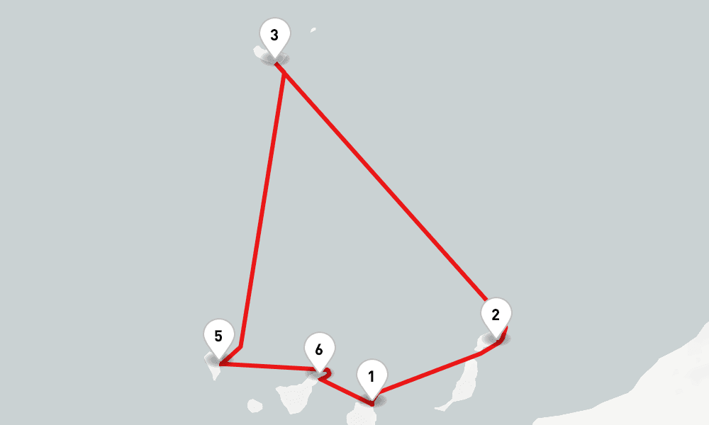 7 days, round-trip Island Explorer 8日間