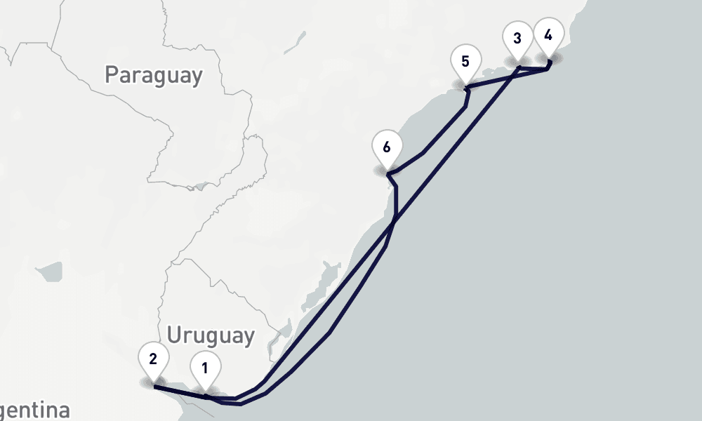 9 days, round-trip South America 10日間