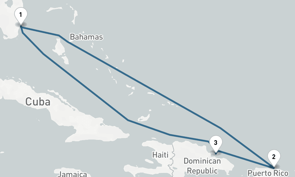 7 days, round-trip Cayamo 8日間