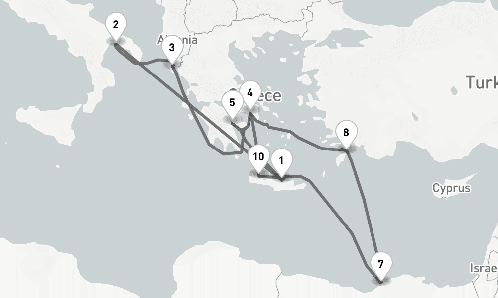 14 days, round-trip - Vielfalt Des Ostlichen Mittelmeers - AbBis Heraklion 15日間