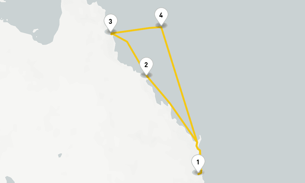 7 days, round-trip Queensland Cruise 8日間