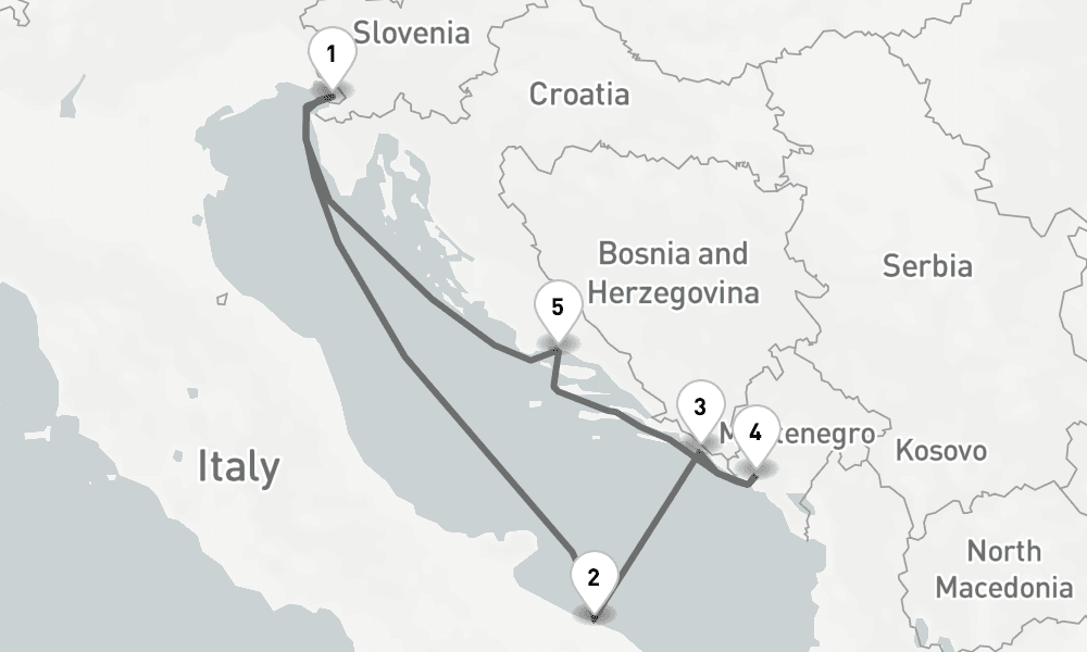 7 days, round-trip - Sonnenseiten Der Adria - AbBis Triest 8日間