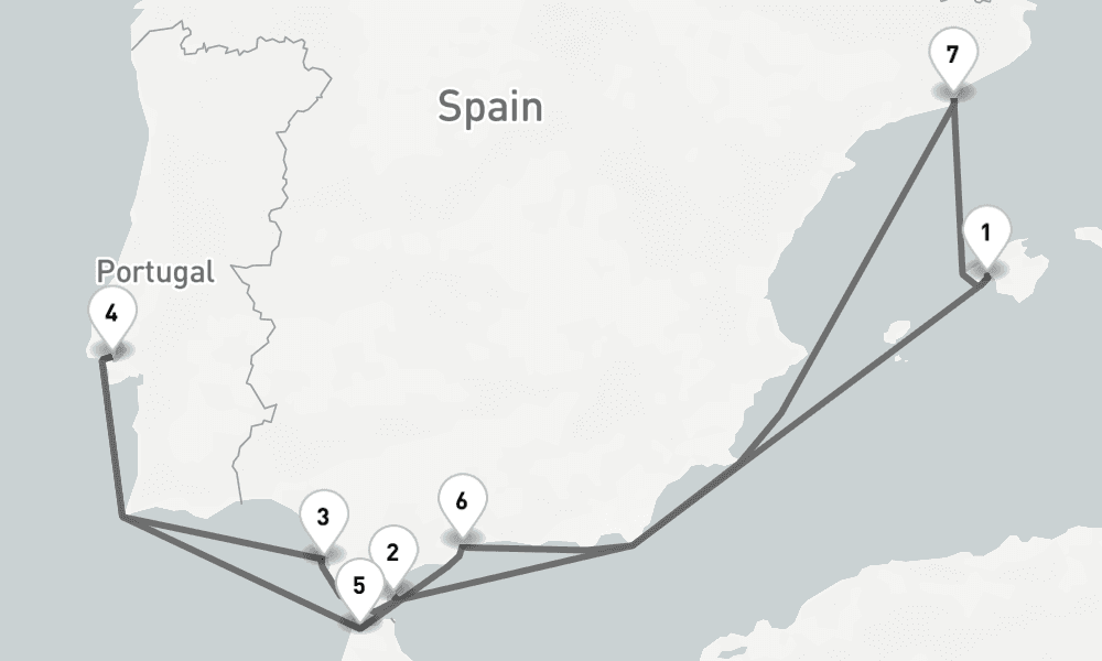 10 days, round-trip - Sonniges Iberien Und Marokko - AbBis Palma 11日間